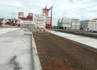 YILPORT sigue invirtiendo en pavimentación del Terminal Portuario de Puerto Bolívar