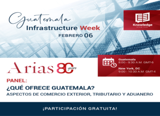Este 6 de febrero comienza «Infrastructure Week Guatemala»
