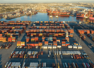 Tasas de transporte marítimo de contenedores inician febrero a la baja