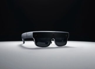 Anteojos inteligentes sacados de películas futuristas