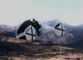 UDX Airwolf, la innovadora “moto voladora” eléctrica