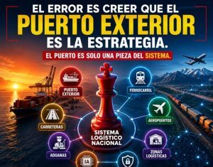 Error es creer que el puerto exterior es la estrategia. Sólo es una pieza del sistema